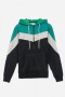 Sweatshirt con cierre frontal VERDE