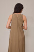 VESTIDO LARGO VALAR POLANCO Tabaco