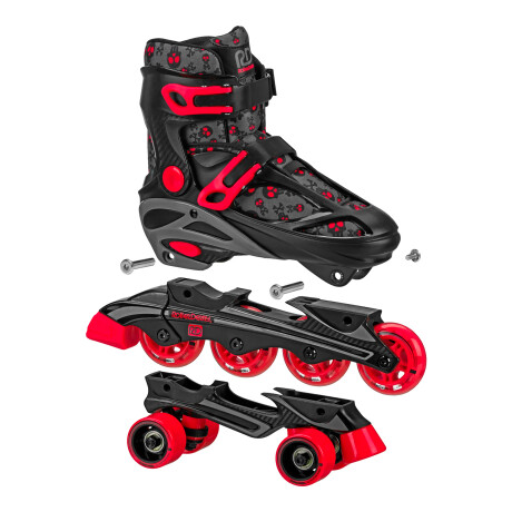 Patines 2EN1 Ajustables para Niños Roller Derby Sprinter Talle 3-6 001