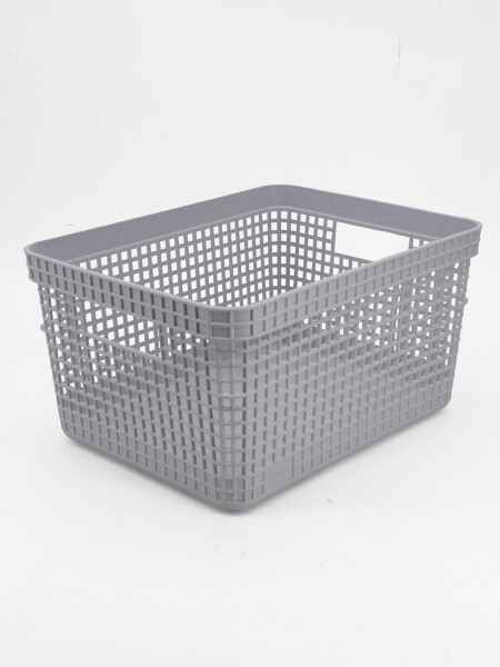 CESTA PLASTICA BLANCA BLANCO