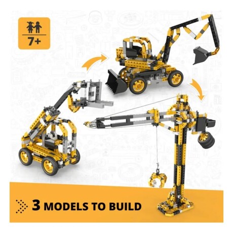 Set Bloques de Construcción Juego Grúa para Armar Motorizada 001