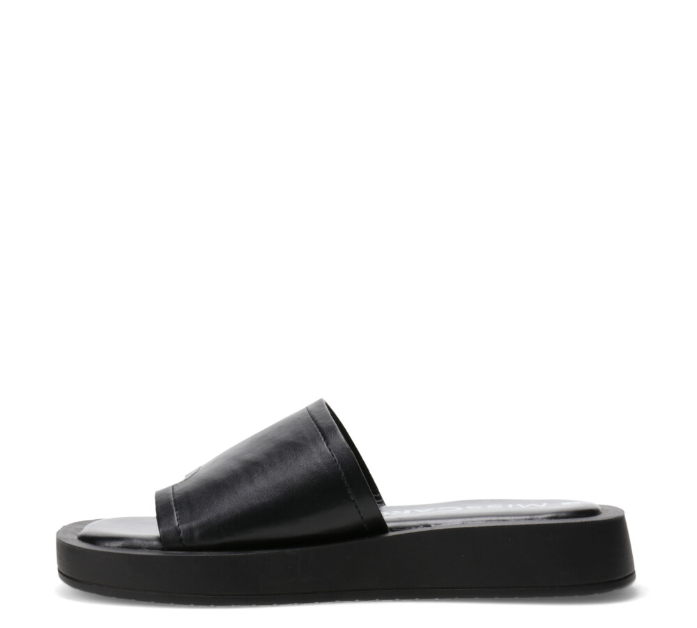 Sandalia DALIA con tira frontal Black