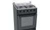 Cocina Combinada - James con 4 hornallas C 205 B Negra