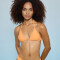 Top+bikini Twist Naranja Claro