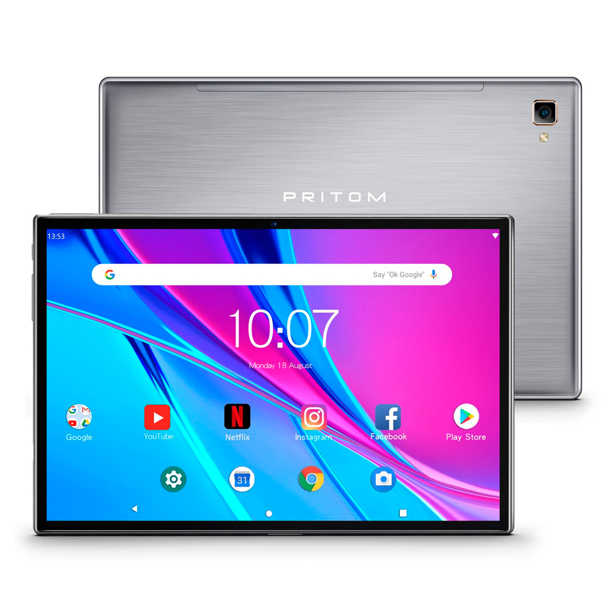 Benton - Tablet Pritom L10 - 10,1" Multitáctil Ips. Octa Core. Android 10. Ram 3GB / Rom 32GB. 8MP+5 - 001 