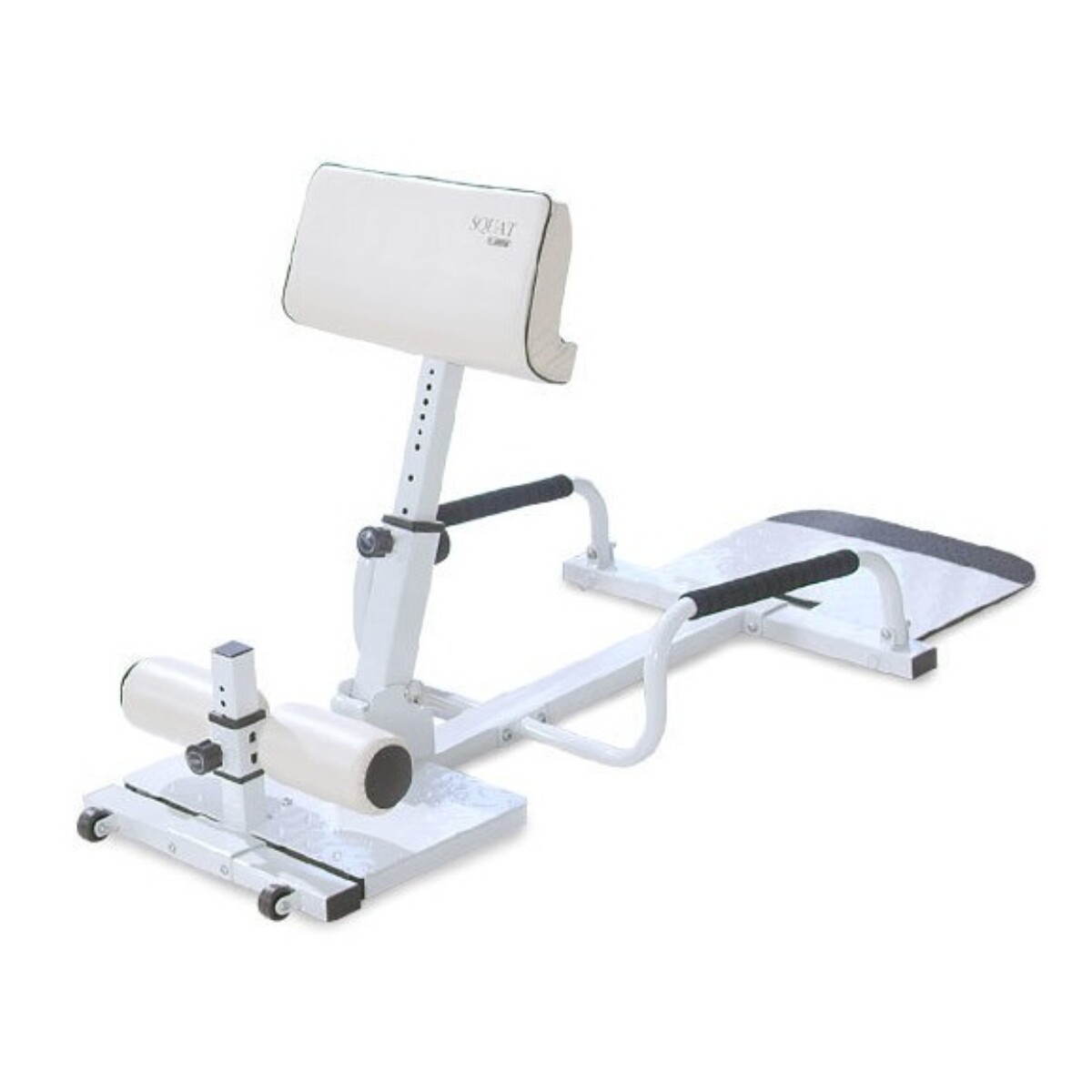 Banco multifuncion sentadillas y abdominales MS-500 - Blanco 