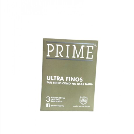 Preservativo Prime x 3 Ultra Finos