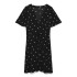 VMALBA SS SHORT DRESS WVN NOOS BLACK