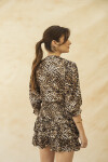 VESTIDO VALENTINA MINI UNIQUE LEOPARD VESTIDO VALENTINA MINI UNIQUE LEOPARD