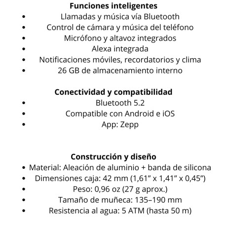 Amazfit Smartwatch Active A2211 V01