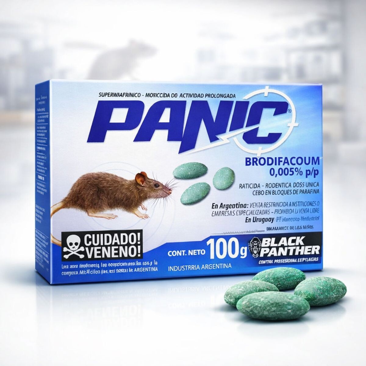 Raticida Panic Cajita 100gr 