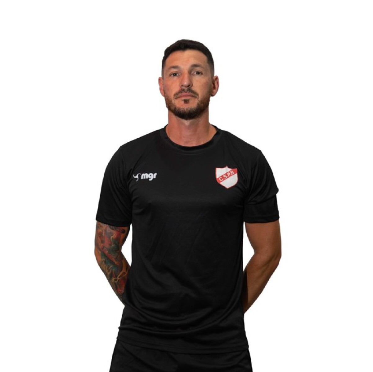 CAMISETA DRY PIEDRAS BLANCAS NEGRA 