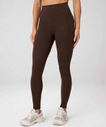 Leggings Oasis PureLuxe High-Waisted Mujer Cacao