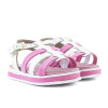 Sandalia Casual Molekinha de Niños - 2724.104-9569 Rosado-blanco