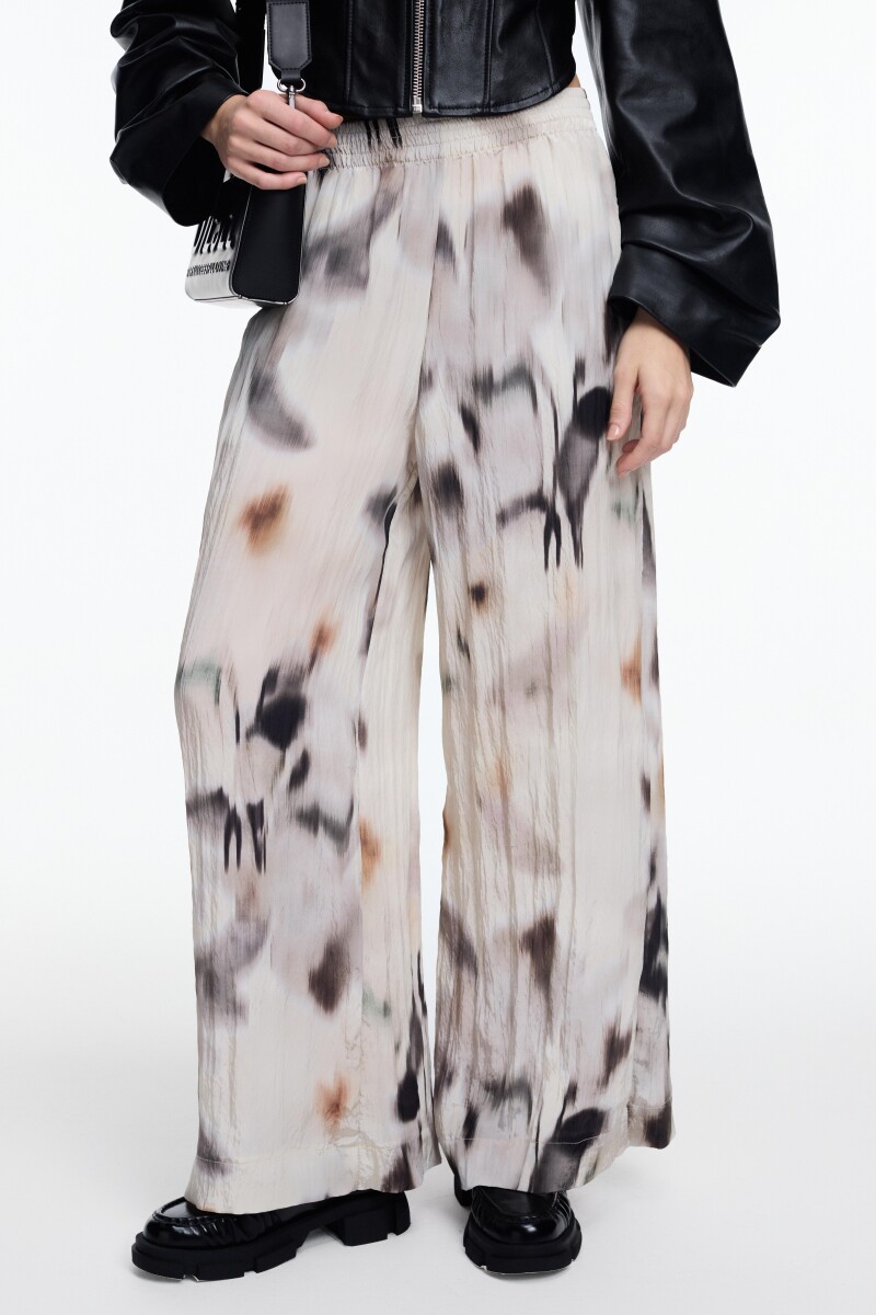 PANTALON ELASTICO Crema