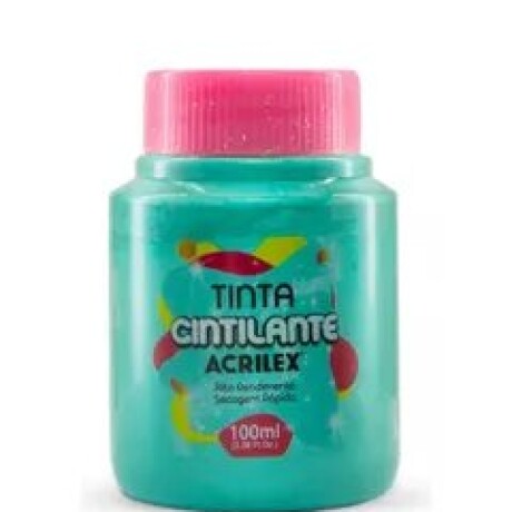 Pintura Acrilex Cintilant 100ml Turquesa