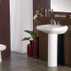 PEDESTAL COLUMNA ADRIATICA BLANCO SATINADO MATE BAÑO 000
