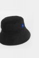 Gorro bucket flor bordada - Mujer NEGRO