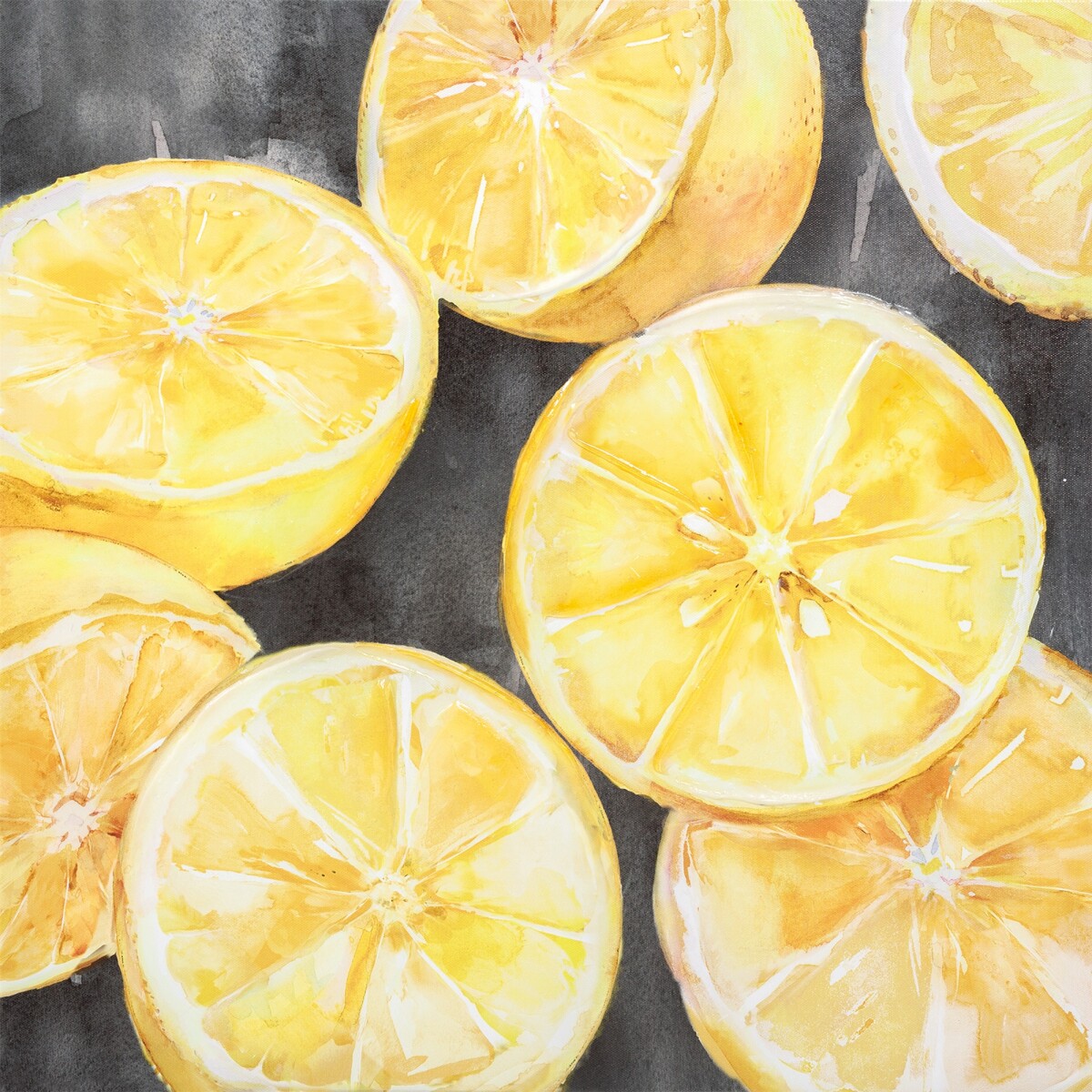 CUADRO - AMARILLO CANVAS LIMONES 