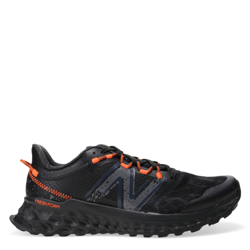 Championes de Hombre New Balance Fresh Foam Garoé Negro - Anaranjado - Gris