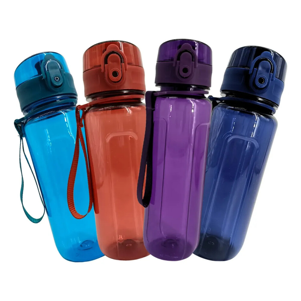 Botella SPORT con correa 650ml Azul