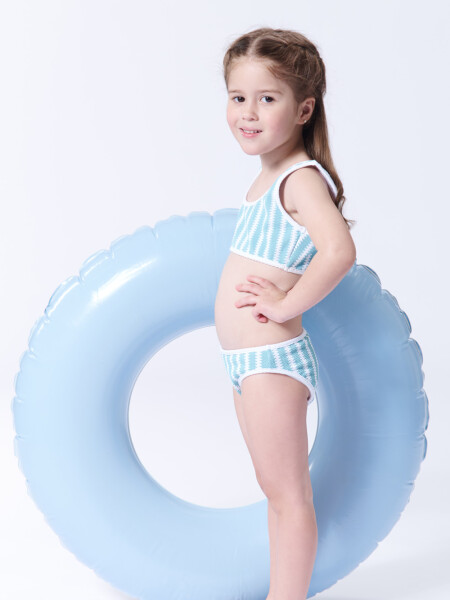Bombacha bikini Textura Rayas Verde