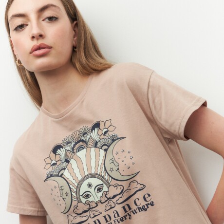 REMERA MOLEC Beige