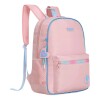 Mochila Escolar Trendy Con Porta Botellas Y Llavero Para Uso Infantil Diario Rosa