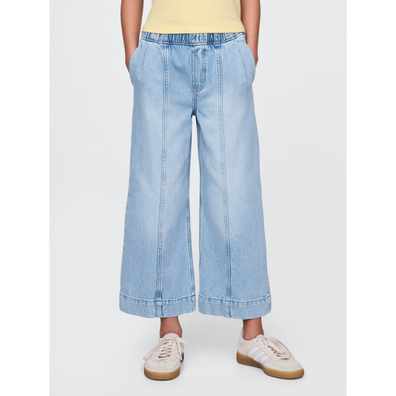 HIGH STRIDE ANKLE - PO LT PLEAT LIGHT WASH