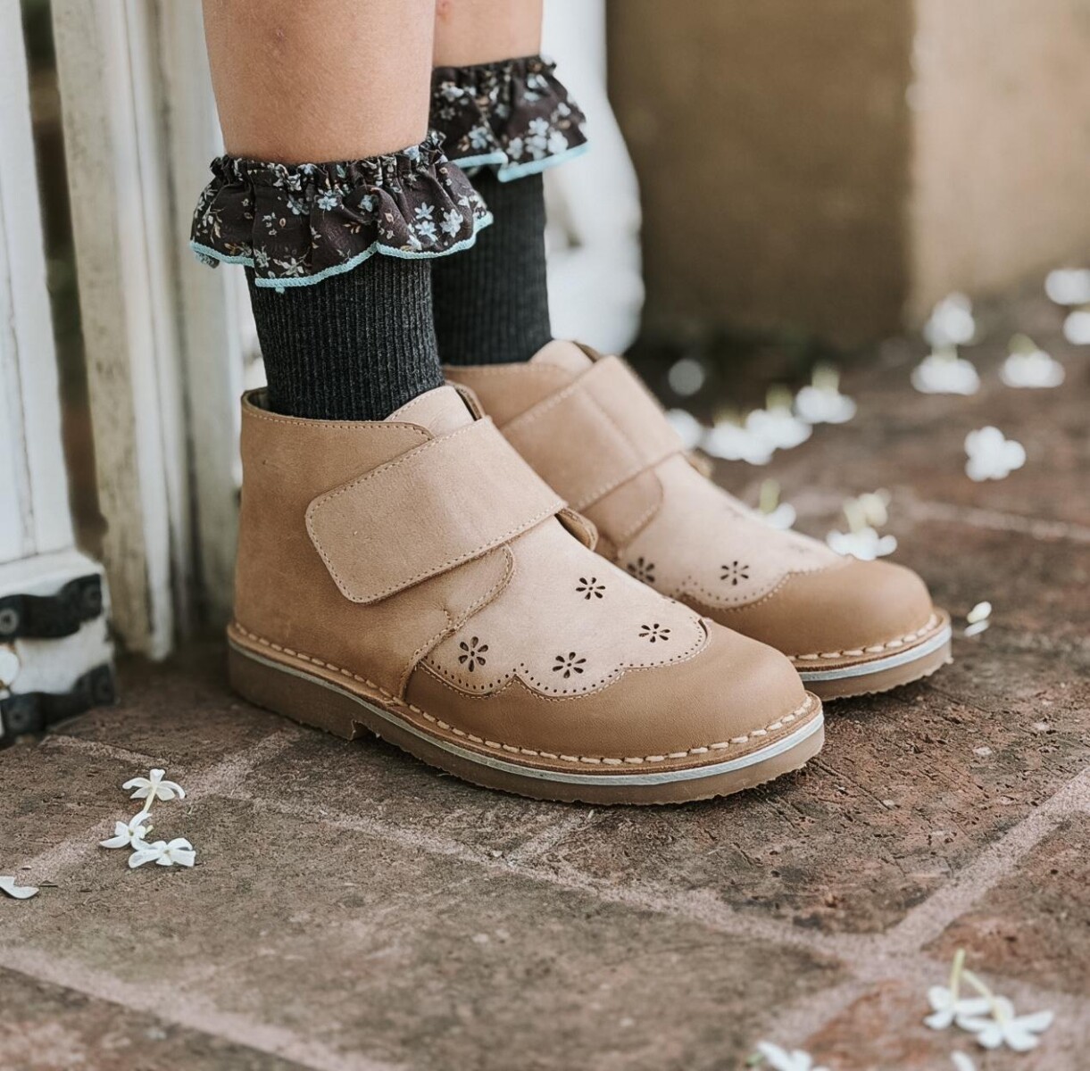 Bota Fleur - Almendra 