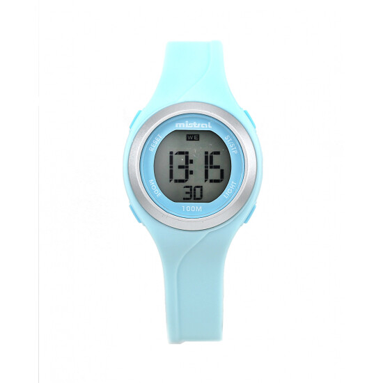 Reloj Mistral Deportivo Silicona Celeste 0