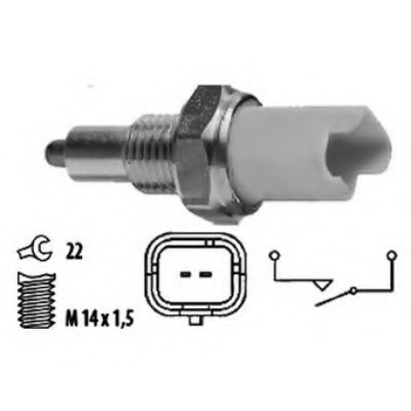 BULBO INTERRUPTOR CITROEN - PEUGEOT M.ATRAS BERLINGO PARTNER C3 208 2008 LARGO - BULBO INTERRUPTOR CITROEN - PEUGEOT M.ATRAS BERLINGO PARTNER C3 208 2008 LARGO -