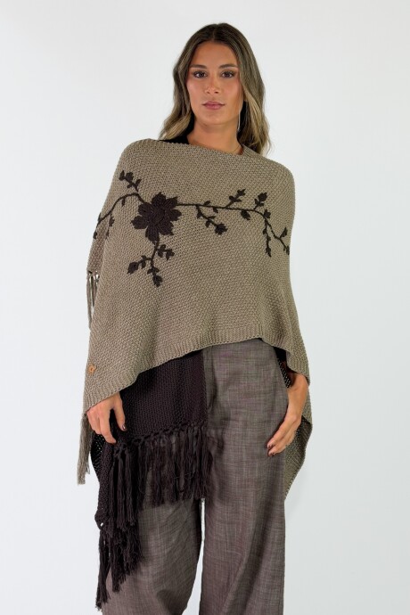 RUANA LAGOINHA Marron