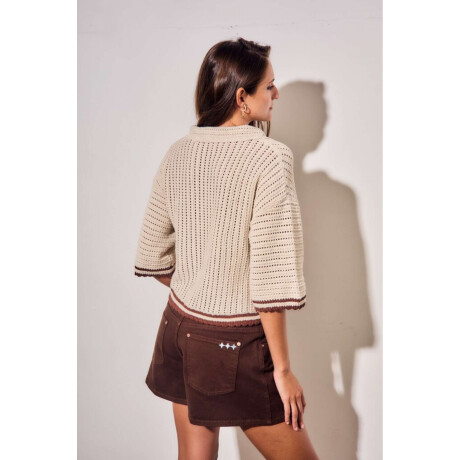 Sweater Polo Chocolate