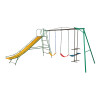 Juego Combinado Infantil con tobogán N°4. Caballito, 2 hamacas de cincha. Juego Combinado Infantil con tobogán N°4. Caballito, 2 hamacas de cincha.
