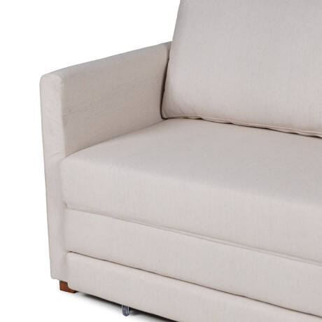 Sofá Cama Niki - Tela Rústica 9831 (Parma Beige)