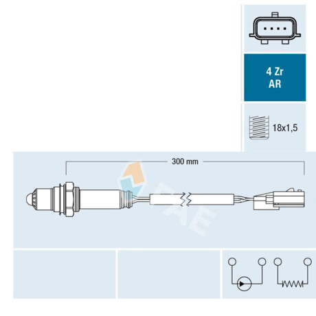 SONDAS NISSAN LAMBDA NRO.1 NISSAN FRONTIER NP300 2.5N QR25DE MEAT & DORIA SONDAS NISSAN LAMBDA NRO.1 NISSAN FRONTIER NP300 2.5N QR25DE MEAT & DORIA