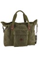 Bolso tote de lona urbano Verde