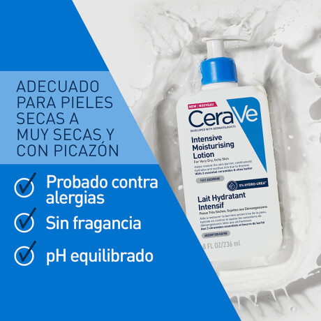 CeraVe Loción Hidratante Intensiva 236 ml | Hidratación Prolongada con Ceramidas y Ácido Hialurónico CeraVe Loción Hidratante Intensiva 236 ml | Hidratación Prolongada con Ceramidas y Ácido Hialurónico