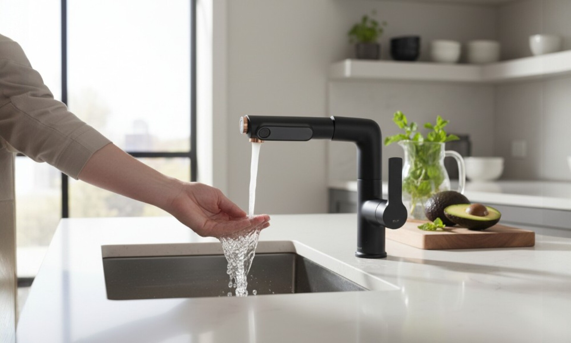 Grifería Monocomando B635 01 31 1 Negro 