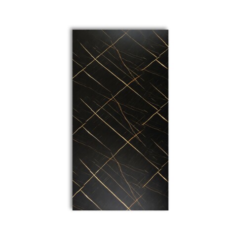 Placa de pvc Mármol Negro Gold 122x244cm x 3mm Placa De Pvc Mármol Negro Gold 122x244cm X 3mm