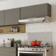 AEREO ARMARIO BASCULANTE MOBILIARIO COCINA MDP LINE GRIS GAMAS DE GRIS