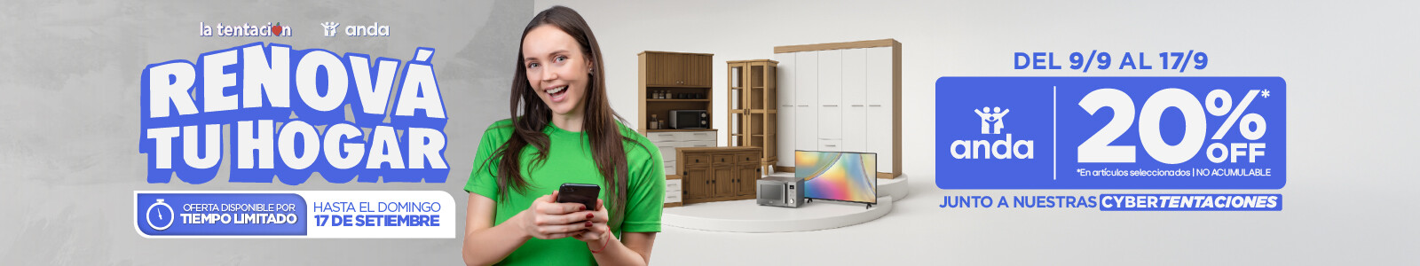 Renová tu Hogar - ANDA & La Tentacióm