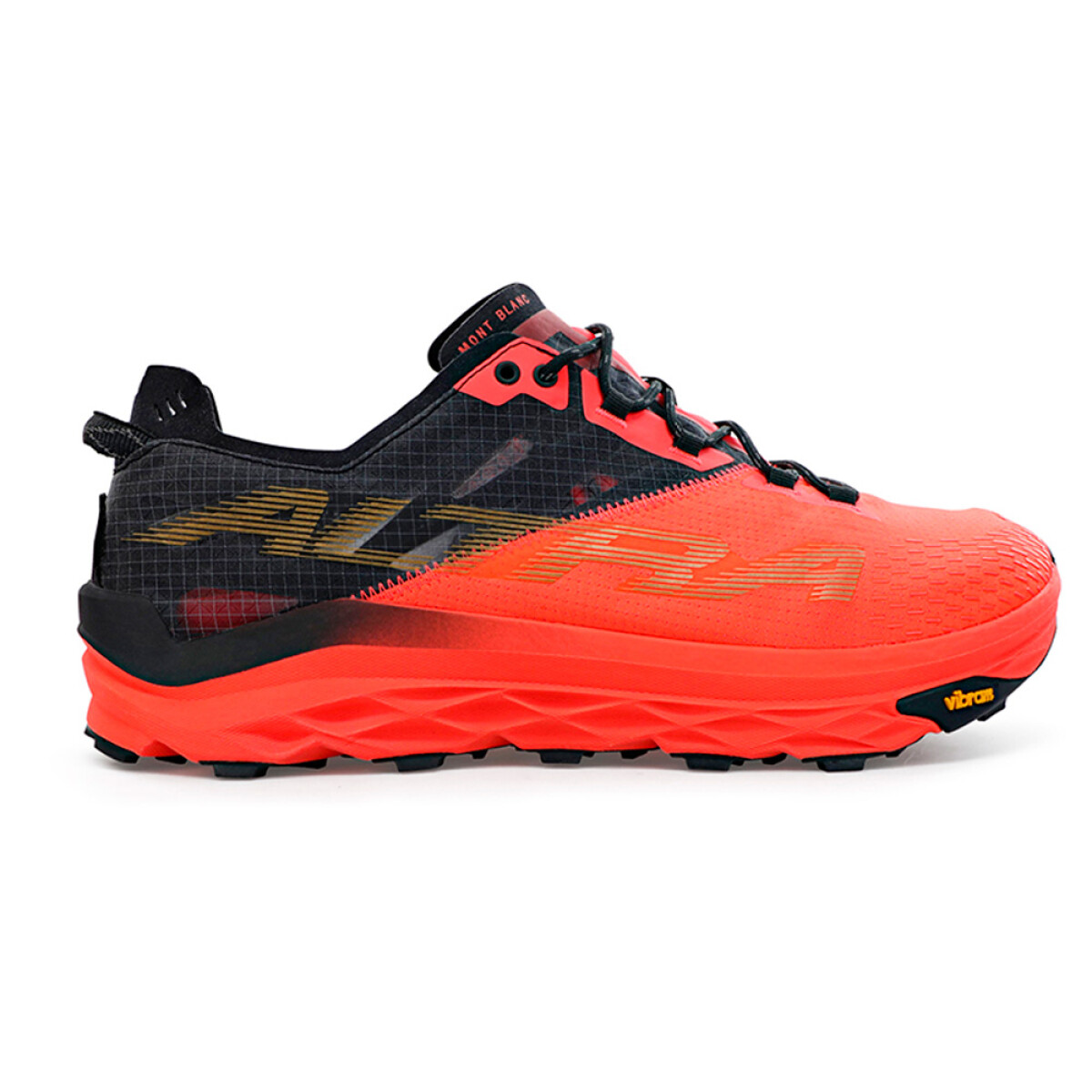 Zapatillas Trail Running Mont Blanc Mujer - Coral/black 