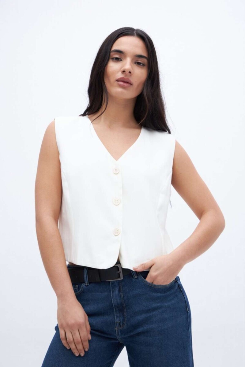 Chaleco Nerica - Crudo 