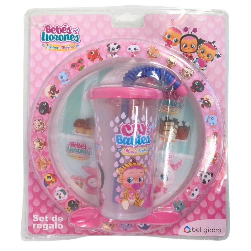 Blister Plato + Vaso Sport Cry Babies BLISTER PLATO + VASO SPORT CRY BABIES
