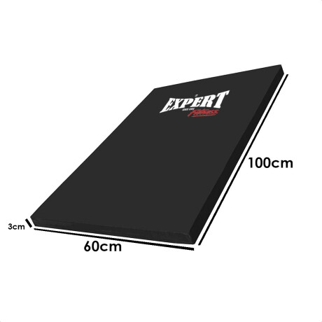 Colchoneta Cuerina C/ Cierre 100x60cm Gimnasia Yoga Negro