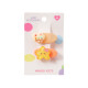 Broche de cabello cookie naranja