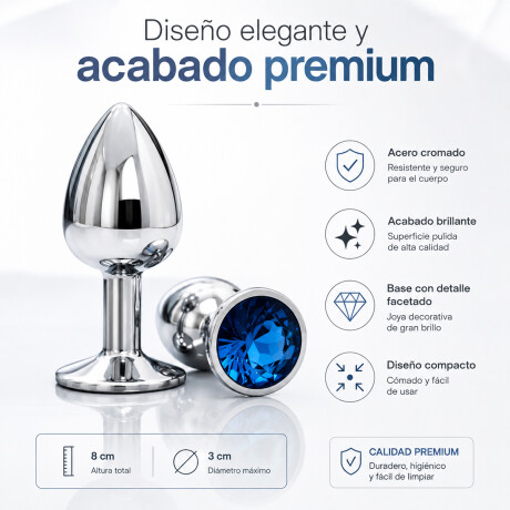 Combo Plug Dilatador + Gel Intimo Kit Zona Anal Small