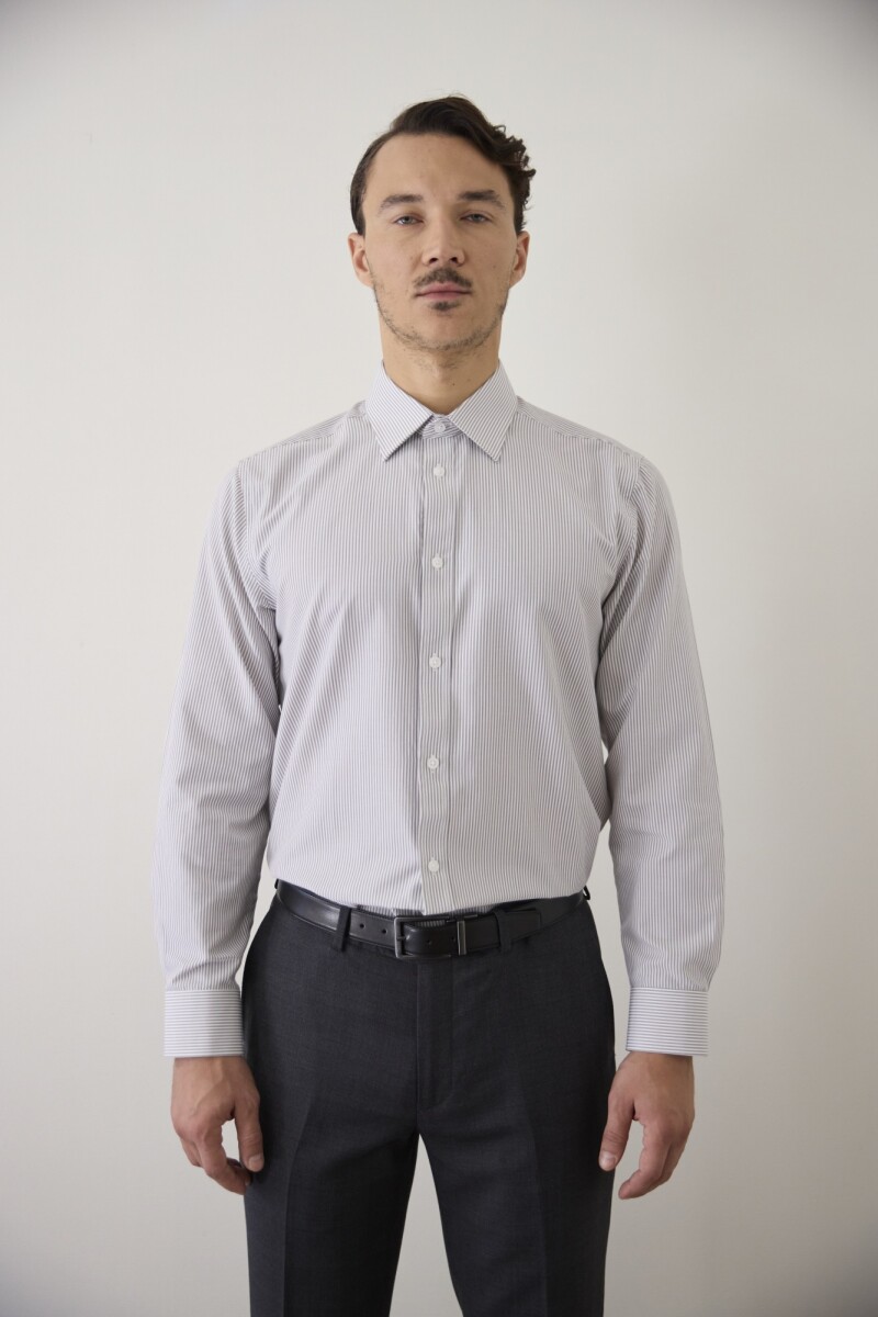 Camisa Basic - RAYA GRIS 